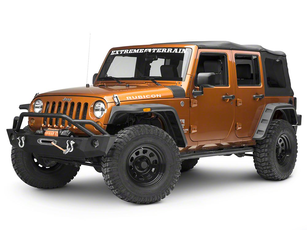 RedRock Body Armor Cowl Guards; Black (07-18 Jeep Wrangler JK)
