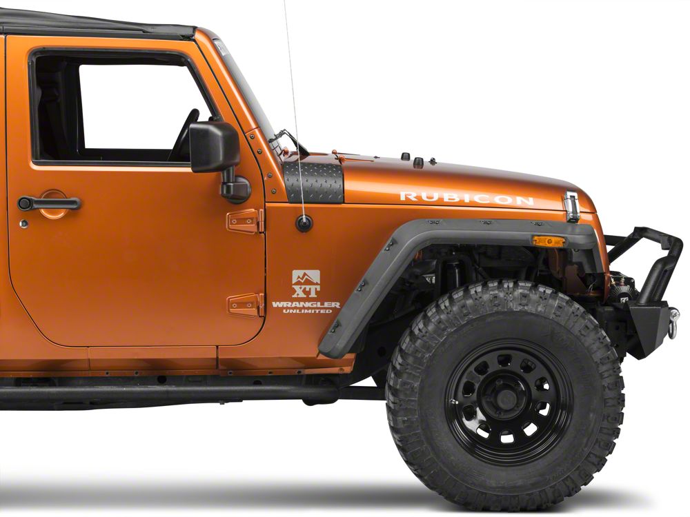 RedRock Cowl Body Armor; Textured Black (07-18 Jeep Wrangler JK)
