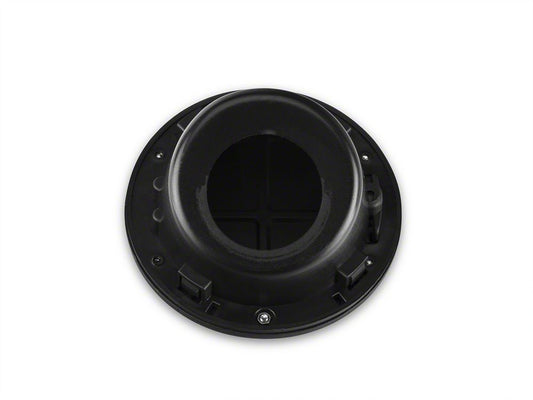 RedRock Old Glory Fuel Door Cover; Textured Black (07-18 Jeep Wrangler JK)