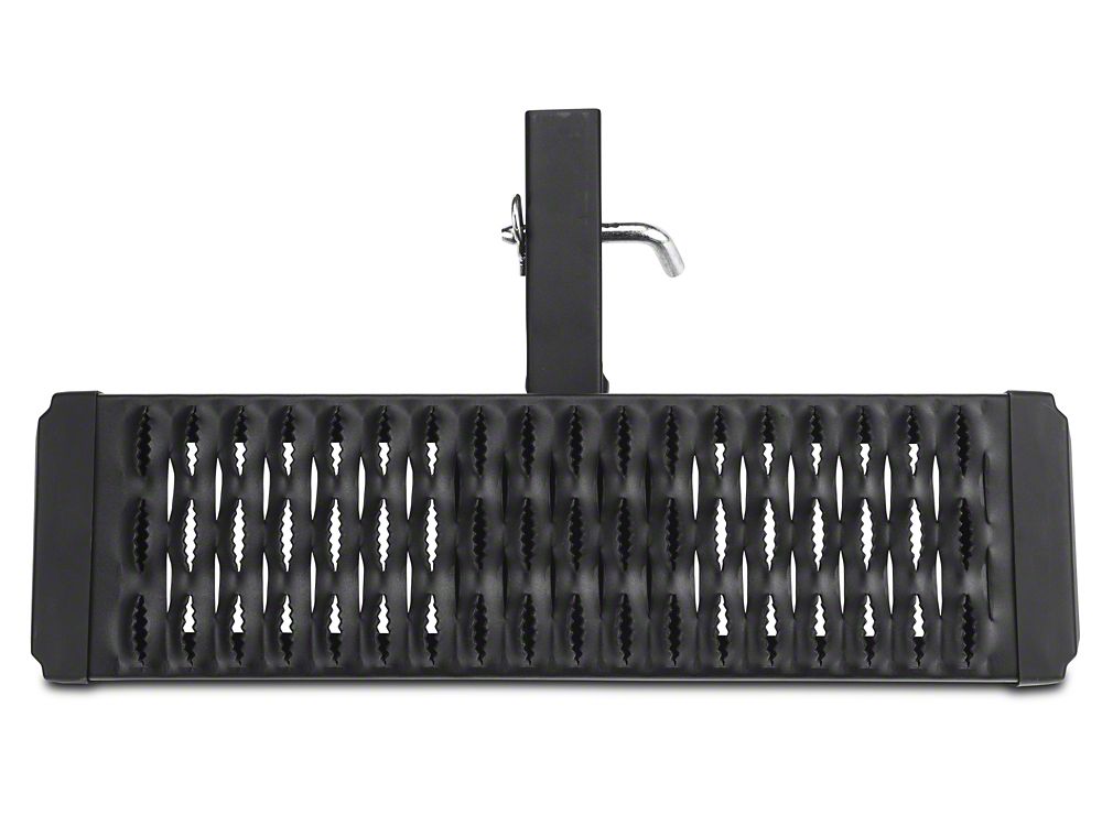 RedRock Aluminum Hitch Step for 2-Inch Receiver; Black (Universal; Some Adaptation May Be Required)