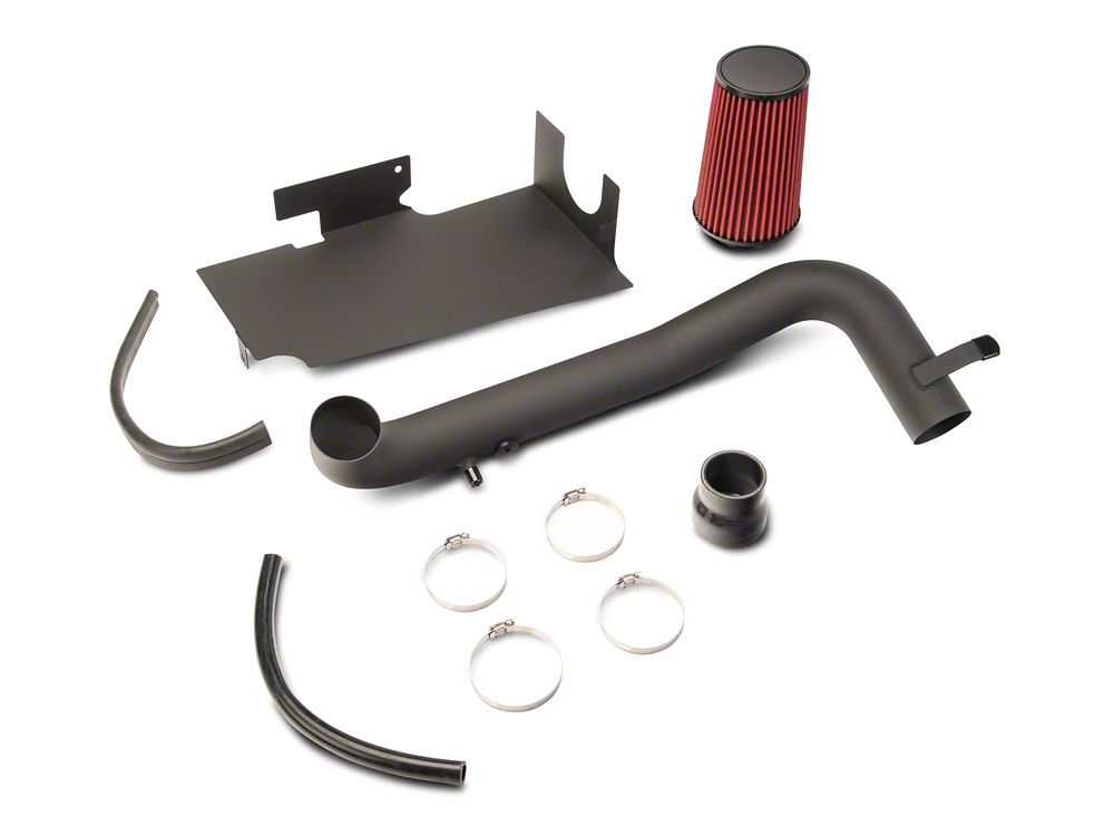 RedRock Cold Air Intake; Textured Black (97-06 4.0L Jeep Wrangler TJ)