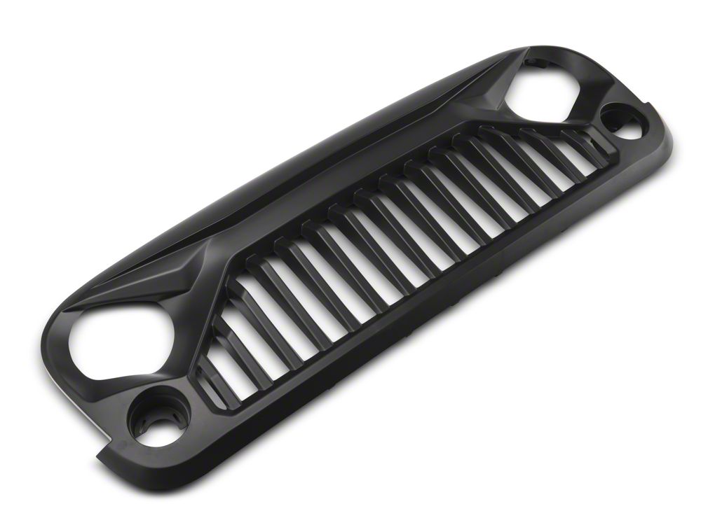 RedRock Gladiator Grille; Matte Black (07-18 Jeep Wrangler JK)