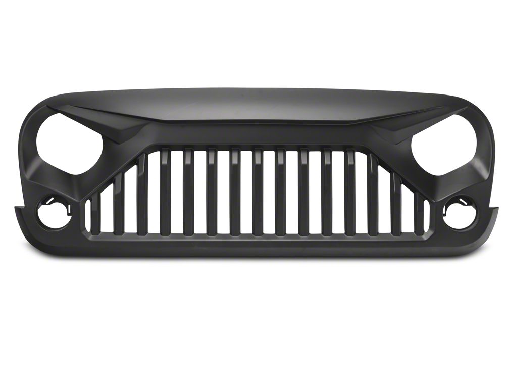 RedRock Gladiator Grille; Matte Black (07-18 Jeep Wrangler JK)