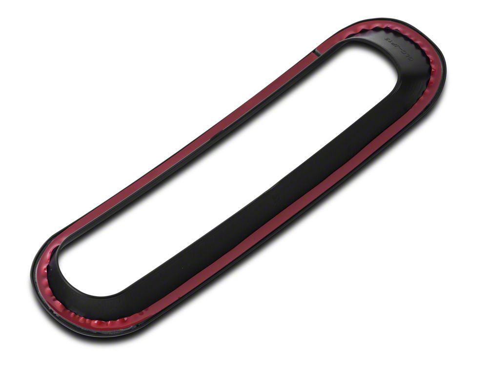 RedRock Grille Inserts; Matte Black (07-18 Jeep Wrangler JK)