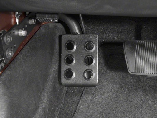 RedRock Dead Pedal; Driver Side (07-18 Jeep Wrangler JK w/ Automatic Transmission)