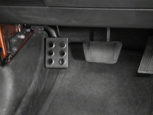 RedRock Dead Pedal; Driver Side (07-18 Jeep Wrangler JK w/ Automatic Transmission)