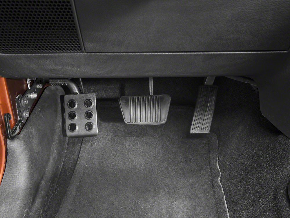 RedRock Dead Pedal; Driver Side (07-18 Jeep Wrangler JK w/ Automatic Transmission)
