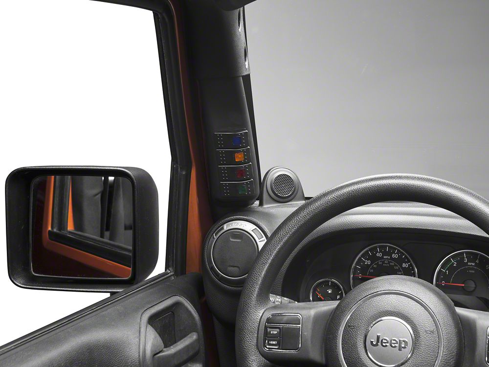 RedRock A-Pillar Switch Panel with Switches (07-18 Jeep Wrangler JK)