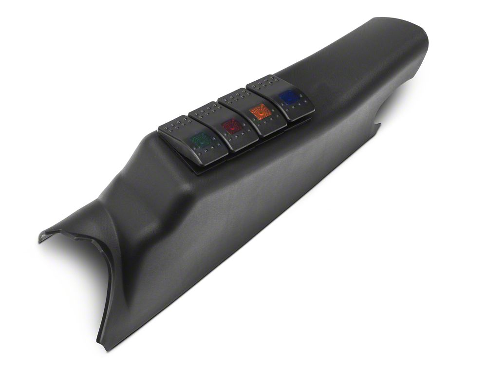RedRock A-Pillar Switch Panel with Switches (07-18 Jeep Wrangler JK)