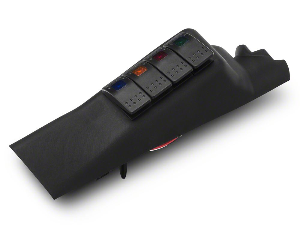 RedRock A-Pillar Switch Panel with Switches (07-18 Jeep Wrangler JK)