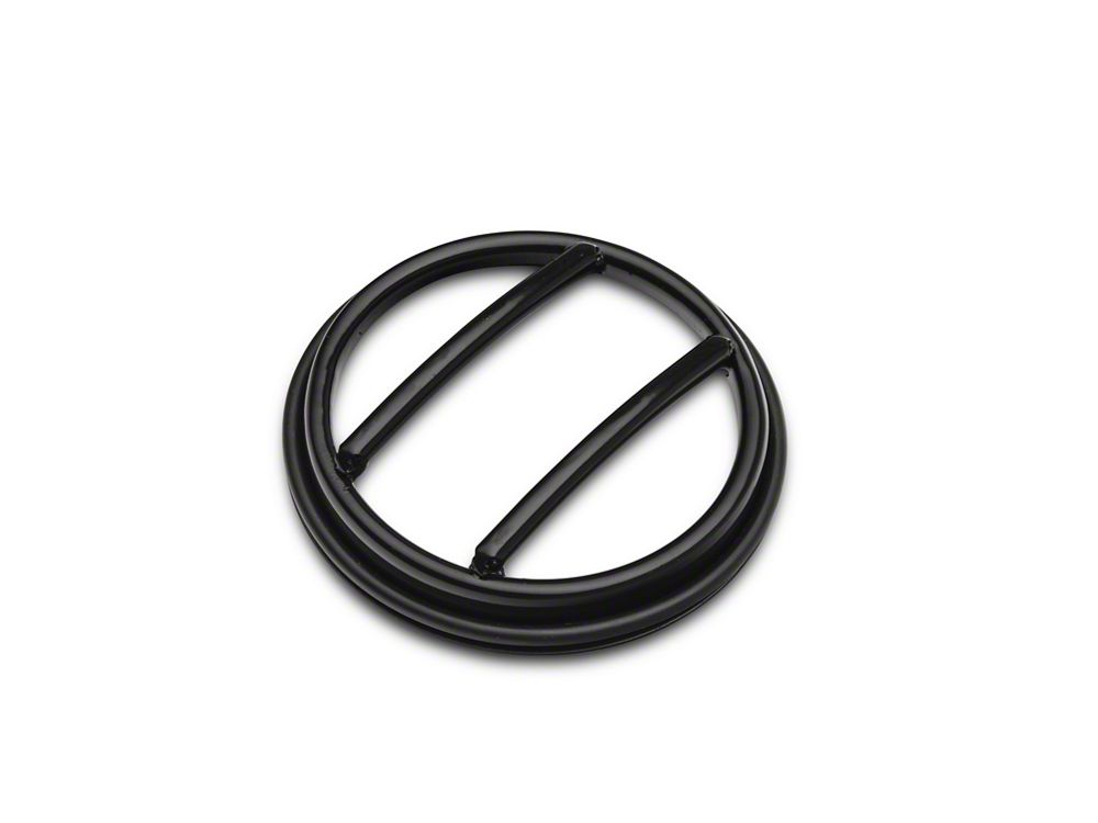 RedRock Euro Fog Light Guards; Black (07-18 Jeep Wrangler JK)