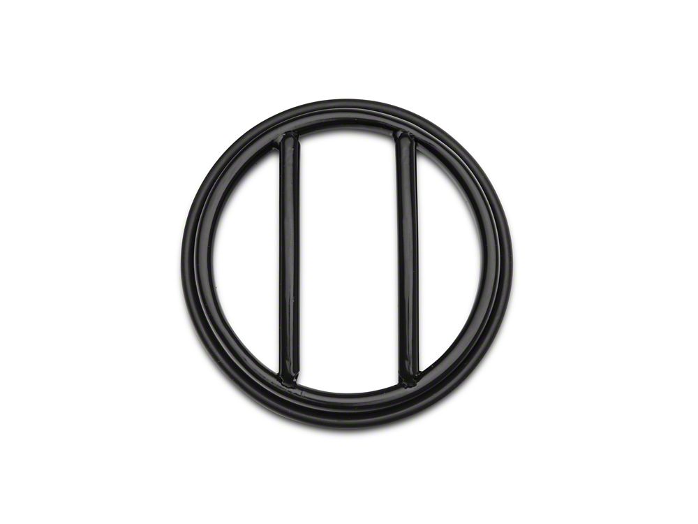 RedRock Euro Fog Light Guards; Black (07-18 Jeep Wrangler JK)