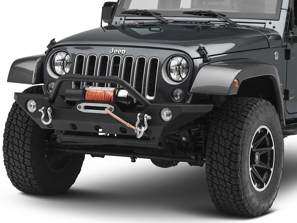 RedRock Euro Headlight Guards; Black (07-18 Jeep Wrangler JK)