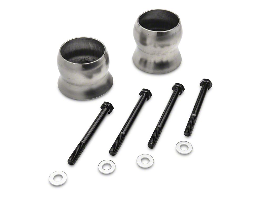 RedRock Exhaust Spacer Kit for 2.50+ Inch Lift (12-18 Jeep Wrangler JK)