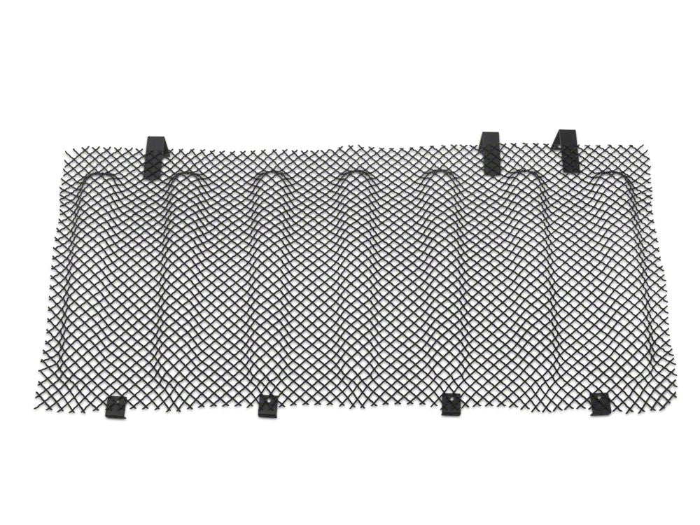 RedRock Wire Mesh Grille Insert; Black (07-18 Jeep Wrangler JK)