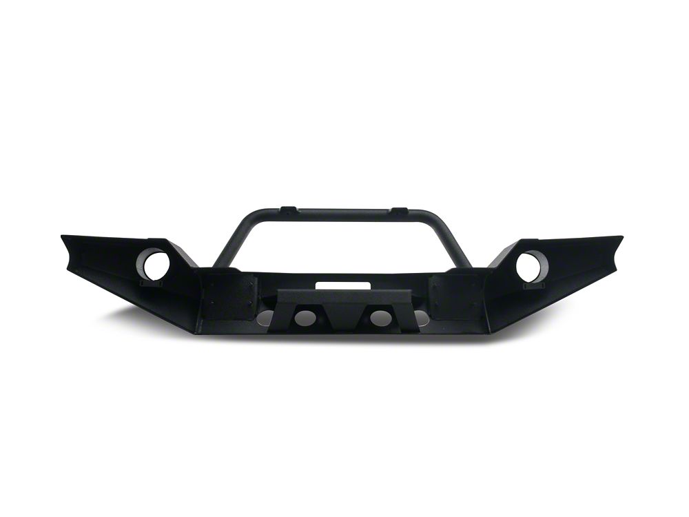 RedRock Full Width Winch Front Bumper with Halogen Fog Lights (18-25 Jeep Wrangler JL)