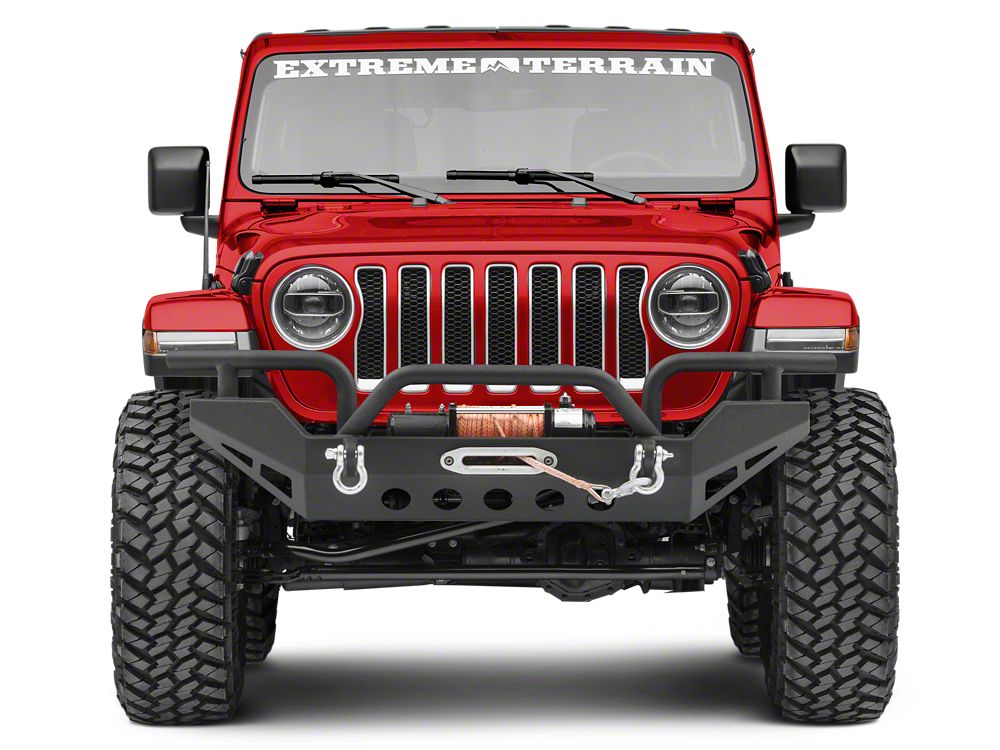 RedRock Rock Crawler Full Width Winch Front Bumper (18-25 Jeep Wrangler JL)