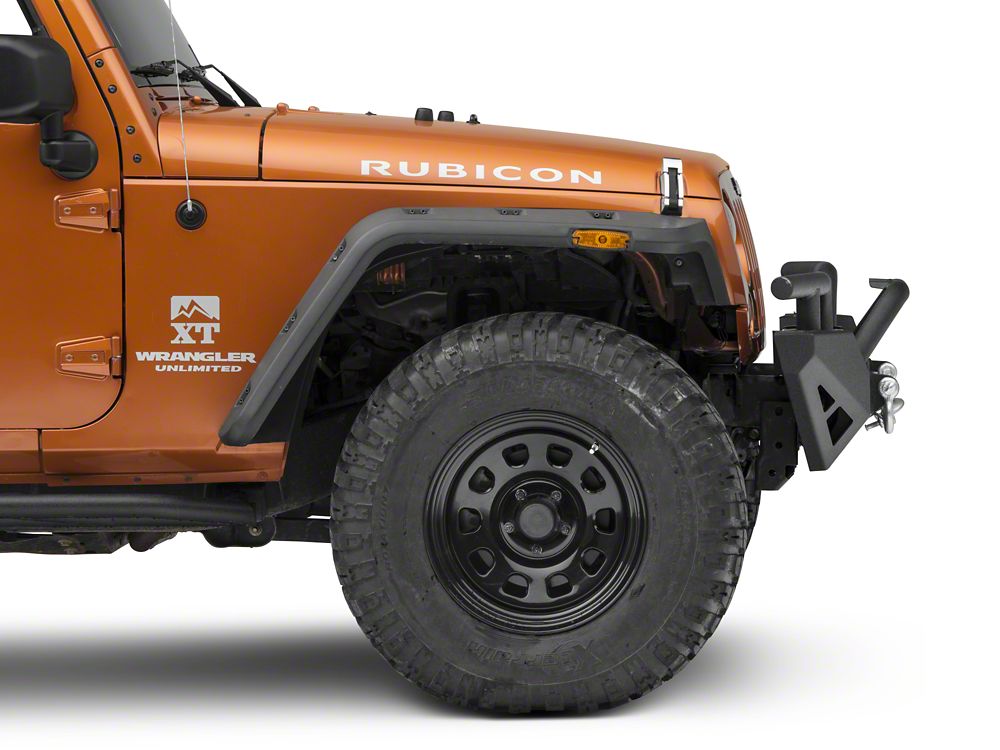 RedRock Rock Crawler Full Width Winch Front Bumper (07-18 Jeep Wrangler JK)