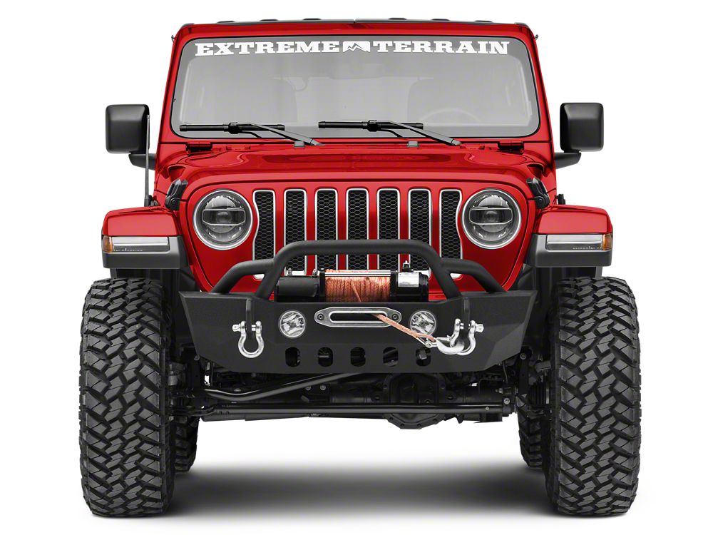 RedRock Crawler Stubby Winch Front Bumper (18-25 Jeep Wrangler JL)