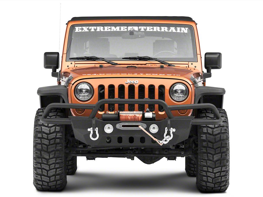 RedRock Crawler-Max Full Width Winch Front Bumper (07-18 Jeep Wrangler JK)