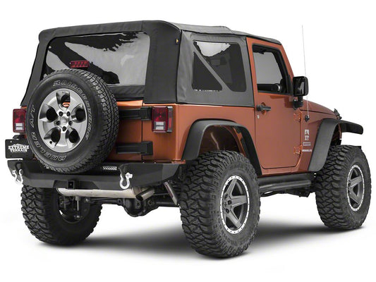 RedRock Max-HD Rear Bumper with LED Fog Lights (07-18 Jeep Wrangler JK)