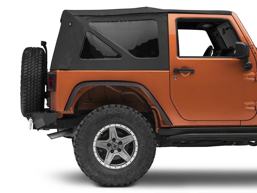 RedRock Max-HD Rear Bumper with LED Fog Lights (07-18 Jeep Wrangler JK)
