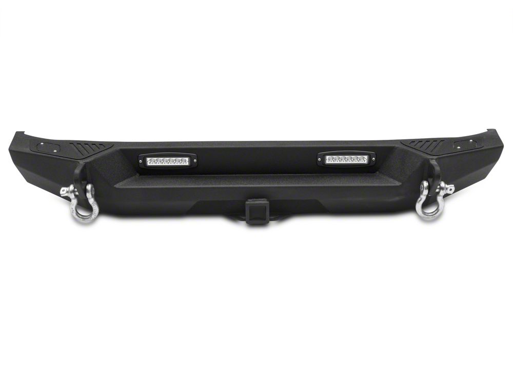RedRock Max-HD Rear Bumper with LED Fog Lights (07-18 Jeep Wrangler JK)