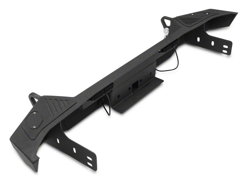 RedRock Max-HD Rear Bumper with LED Fog Lights (07-18 Jeep Wrangler JK)