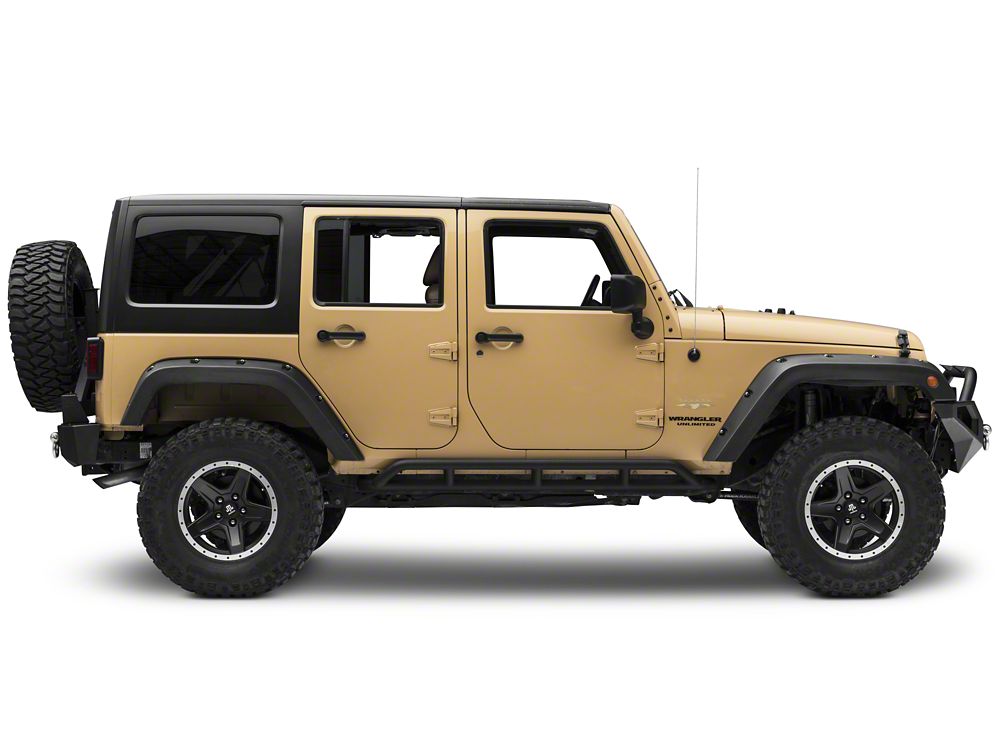RedRock HD Rocker Guards (07-18 Jeep Wrangler JK 4-Door)