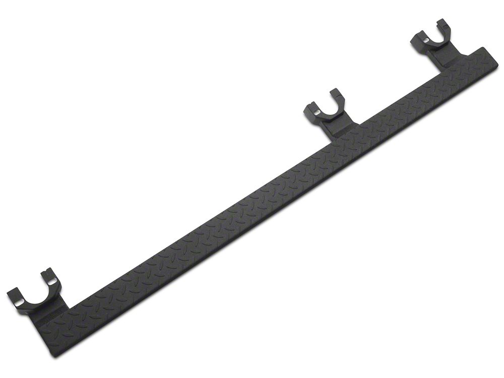 RedRock HD Straight Rocker Steps; Textured Black (07-18 Jeep Wrangler JK 4-Door)