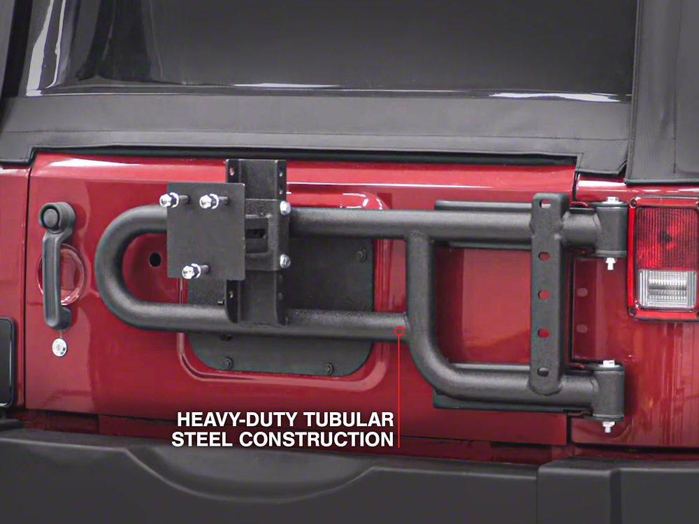 RedRock HD Tire Carrier for OEM Tail Gate (07-18 Jeep Wrangler JK)