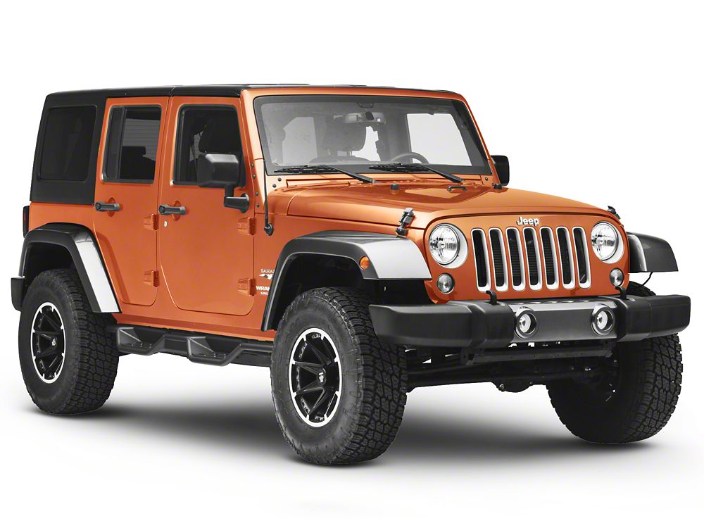 RedRock HD Drop Side Step Bars (07-18 Jeep Wrangler JK 4-Door)
