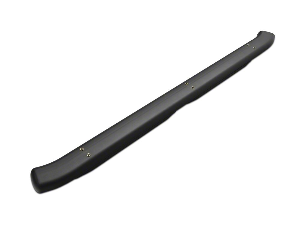 RedRock Pinnacle Oval Bent End Side Step Bars; Fine Textured Black (18-25 Jeep Wrangler JL 4-Door)