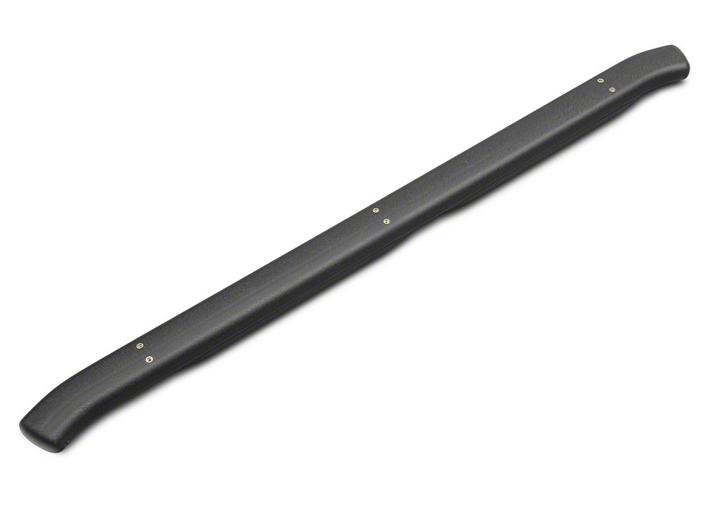 RedRock Pinnacle Oval Bent End Side Step Bars; Textured Black (18-25 Jeep Wrangler JL 4-Door)