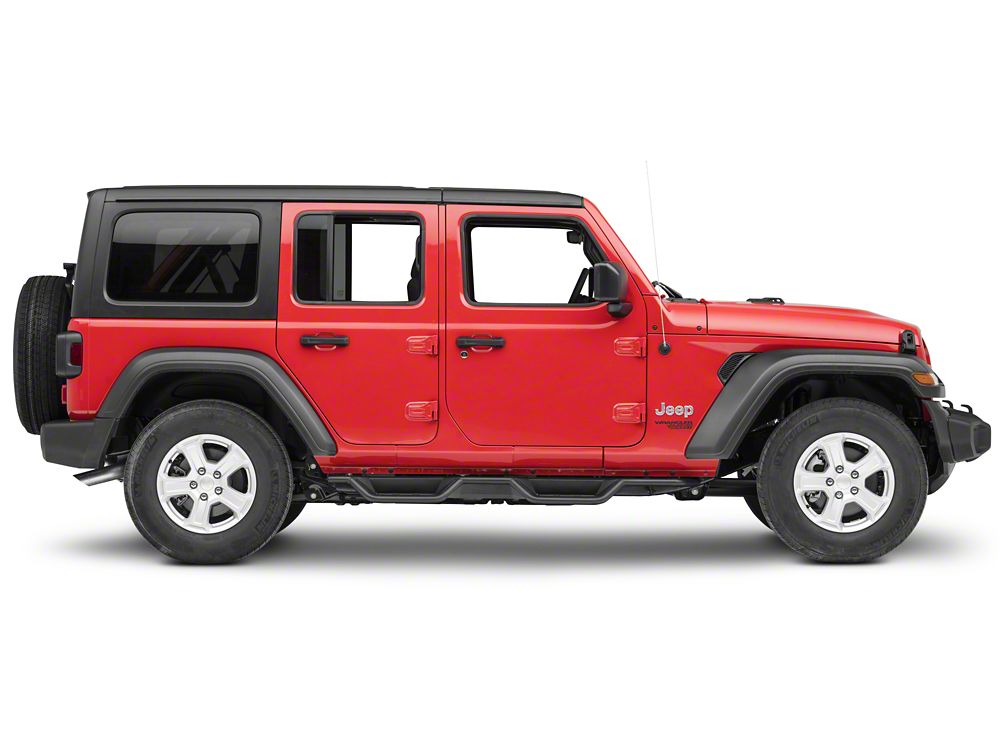 RedRock HD Drop Side Step Bars (18-25 Jeep Wrangler JL 4-Door)