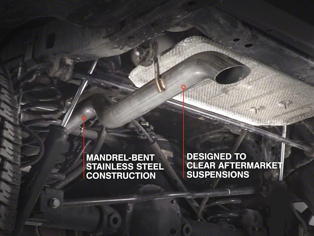 RedRock High Clearance Cat-Back Exhaust (07-18 Jeep Wrangler JK)