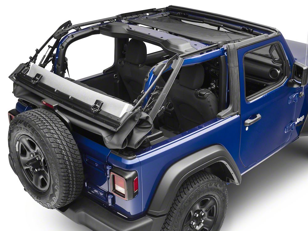JEEP★UNISEX_Classic Border Half Sleeves_2色 RedRock HalfShade Top (18-25 Jeep Wrangler JL 2-Door