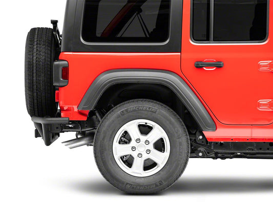 RedRock Rock Crawler Rear Bumper; Textured Black (18-25 Jeep Wrangler JL)