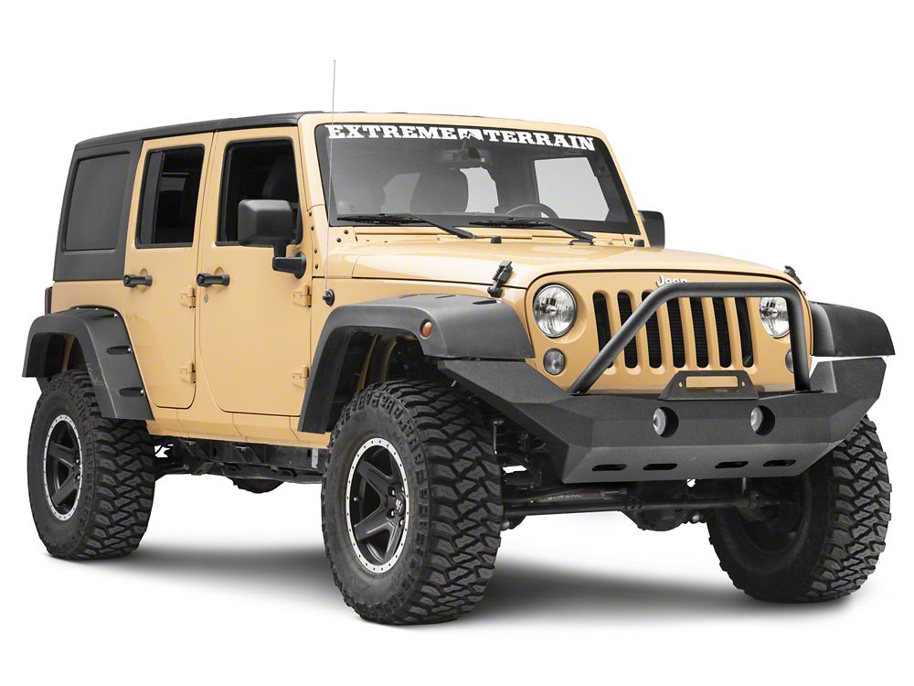 RedRock Defender Full Width Front Bumper w/ Winch Mount (18-22 Jeep Wrangler JL)