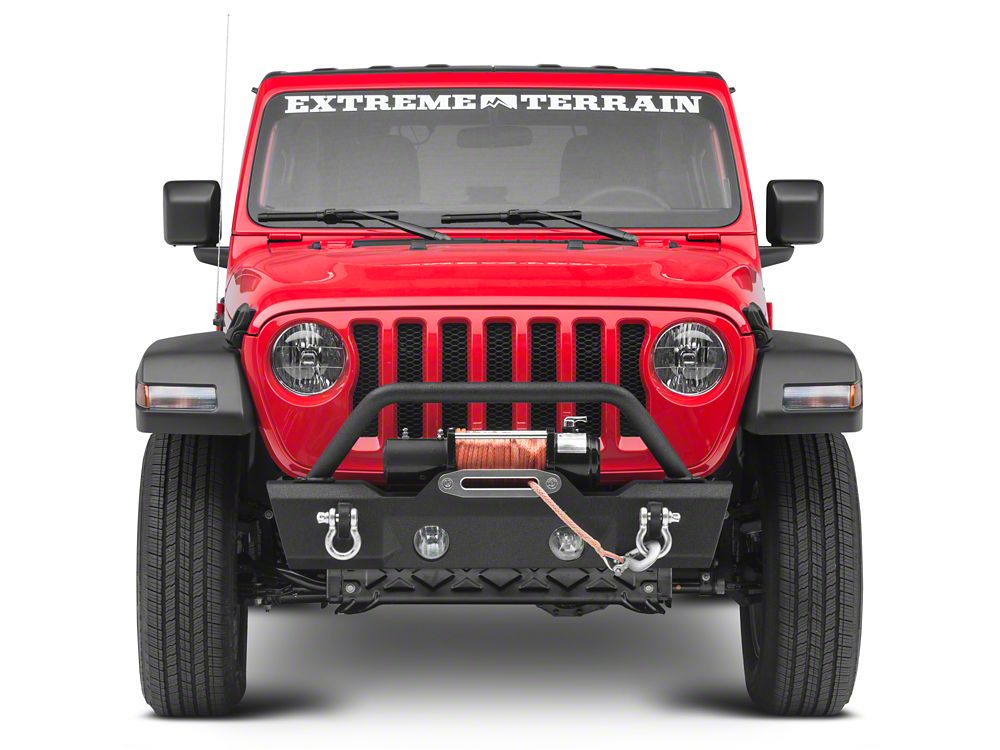 RedRock Attack Stubby Winch Front Bumper (18-25 Jeep Wrangler JL)
