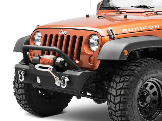 RedRock Attack Stubby Winch Front Bumper (07-18 Jeep Wrangler JK)