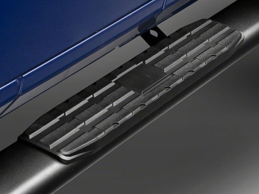 RedRock PNC Side Step Bars; Textured Black (18-25 Jeep Wrangler JL 2-Door)