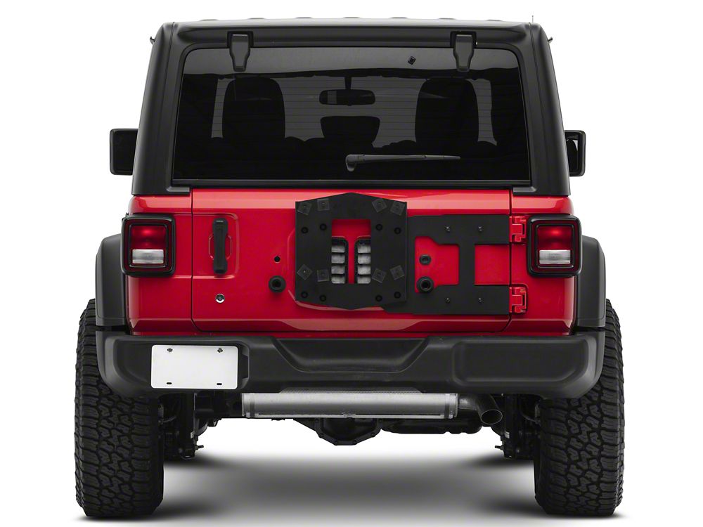 RedRock HD Tailgate Mounted Tire Carrier (18-25 Jeep Wrangler JL)