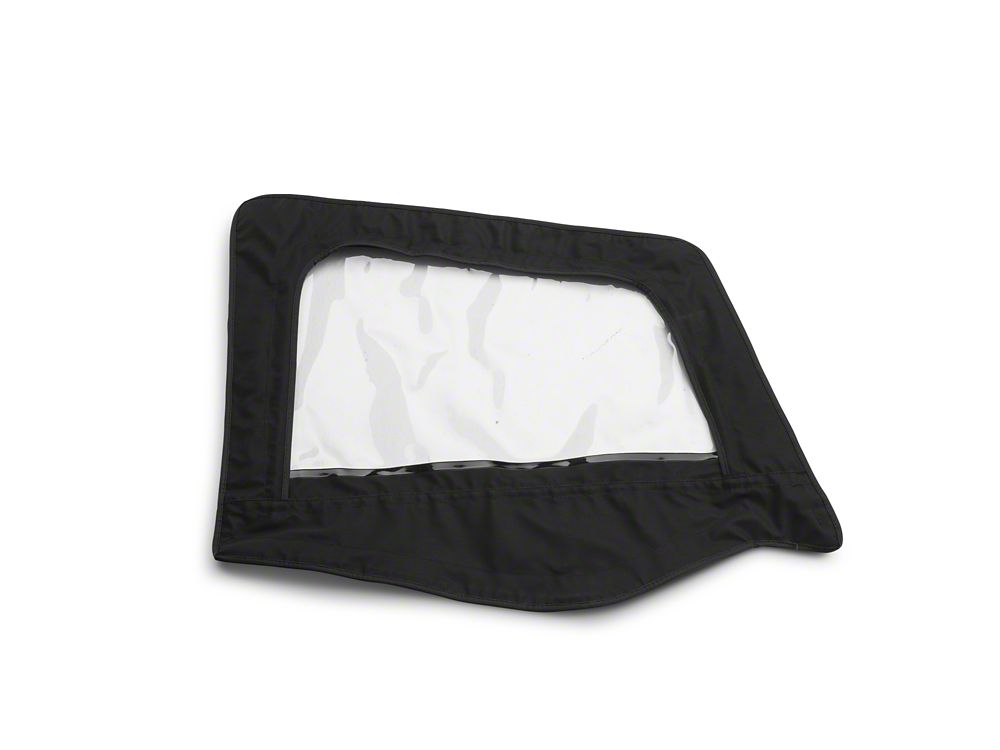 RedRock Replacement Soft Top with Tinted Windows and Upper Door Skins; Black Diamond (87-95 Jeep Wrangler YJ)