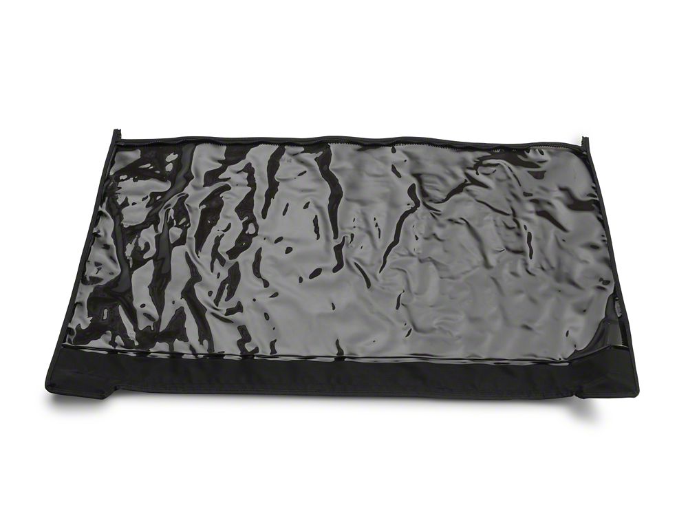 RedRock Replacement Soft Top with Tinted Windows and Upper Door Skins; Black Diamond (87-95 Jeep Wrangler YJ)