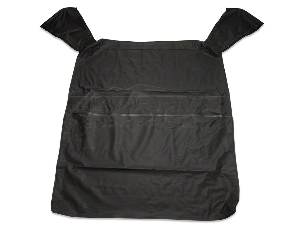 RedRock Replacement Soft Top with Tinted Windows and Upper Door Skins; Black Diamond (87-95 Jeep Wrangler YJ)