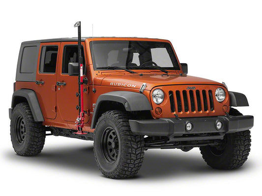 RedRock Hi-Lift Jack Door Hinge Mounting Brackets (07-18 Jeep Wrangler JK)