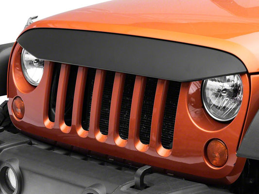 RedRock Angry Eye Light Brow; Matte Black (07-18 Jeep Wrangler JK)
