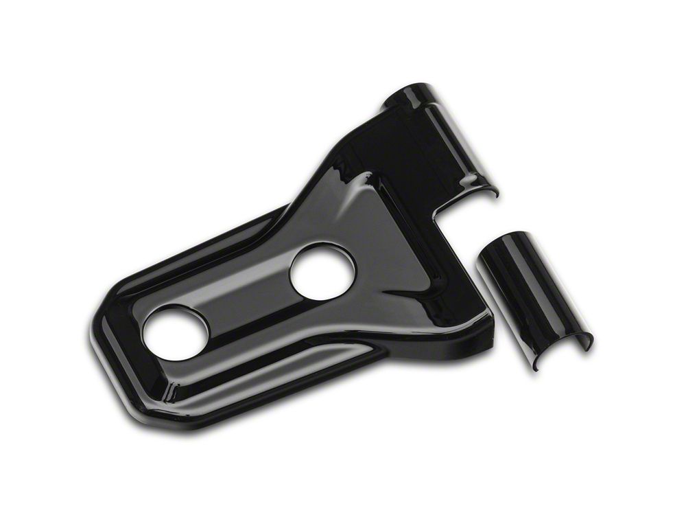 RedRock Exterior Door Hinge Covers; Black (18-25 Jeep Wrangler JL)
