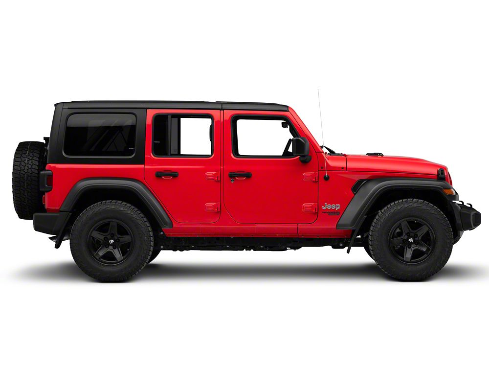 RedRock Custom Molded Mud Guards; Front and Rear (18-25 Jeep Wrangler JL, Excluding Rubicon)